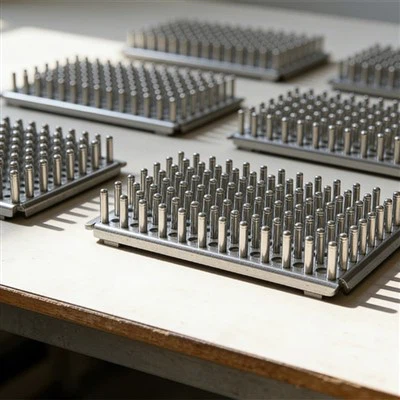 Plaque à broches de moulage de capsules